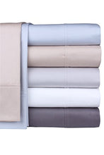 300 Thread Count 100% Cotton Sheet Set, California King Sheets, Luxury Bedding, California King Sheets, 4 Piece Set ,Smooth Sateen Weave,Dark Grey, by Threadmill Home Linen