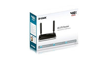 D-Link DWR-921 Router 4G LTE, Wireless N300, 4 Porte LAN Fast Ethernet, SIM Card Slot Integrato, 2 Antenne Esterne, Nero