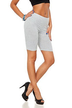 FUTURO FASHION Cotton Leggings 1/2 Length Over-Knee Shorts Active Sport Casual Pants LK