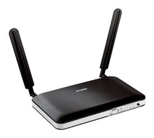 D-Link DWR-921 Router 4G LTE, Wireless N300, 4 Porte LAN Fast Ethernet, SIM Card Slot Integrato, 2 Antenne Esterne, Nero