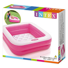Intex Babypool Play Box Pool, Farblich Sortiert, 85 x 85 x 23 cm, Sortierte Farben
