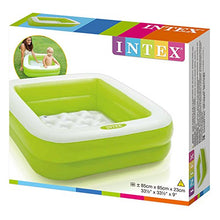 Intex Babypool Play Box Pool, Farblich Sortiert, 85 x 85 x 23 cm, Sortierte Farben